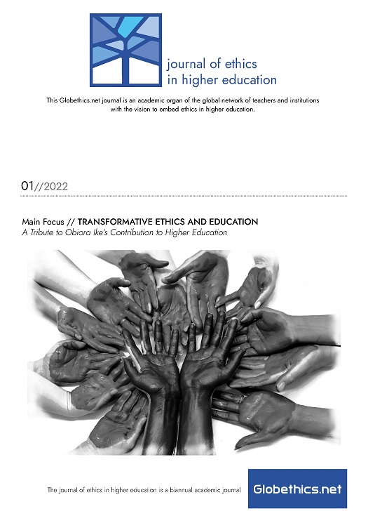 					View No. 1 (2022): Transformative Ethics and Education: A Tribute to Obiora Ike’s Contributions to Ethics in Higher Education
				